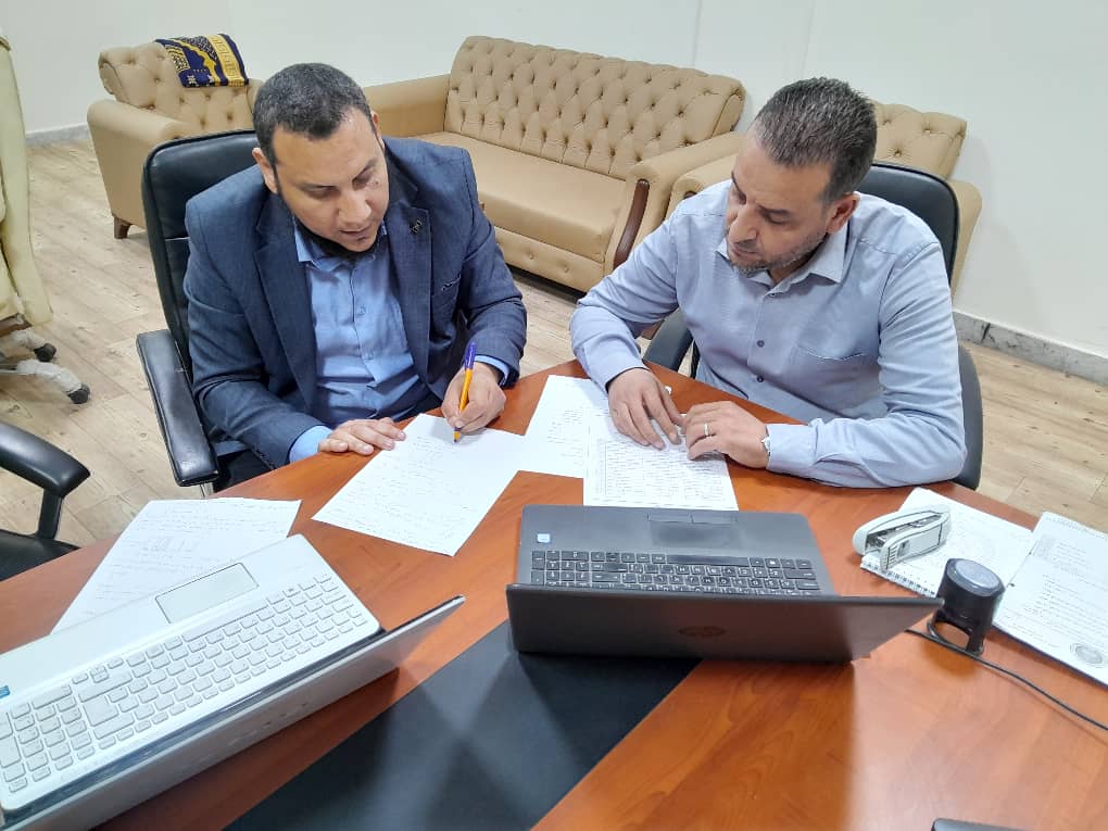 عميد الكيلة يستقبل مدير مكتب الجودة بالجامعة